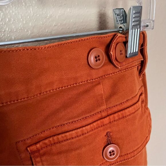 Lucky Brand Burnt Orange with Blue Side Stripe Utility Boyfriend Pants Size 6/28 - Picture 9 of 14